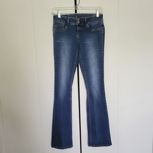 Songgirl Faded Bootcut Blue Jeans
